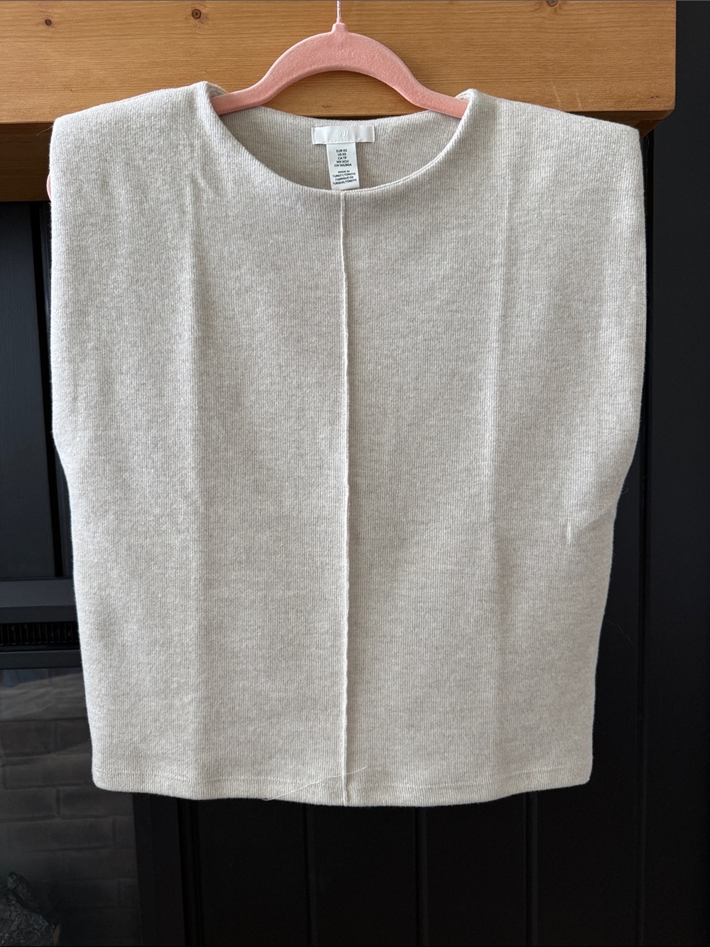 Classic Cream Knit Women's Shell Top